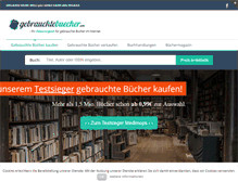 Tablet Screenshot of gebrauchtebuecher.com